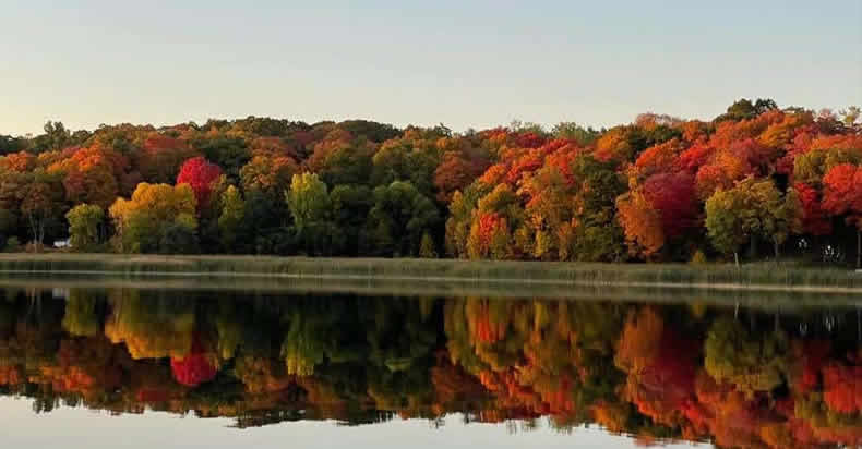 Experience the Fall colors at Star Lake in Minnesota